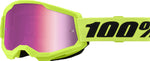 100% Goggles Strata 2 Neon Yellow - Mirror