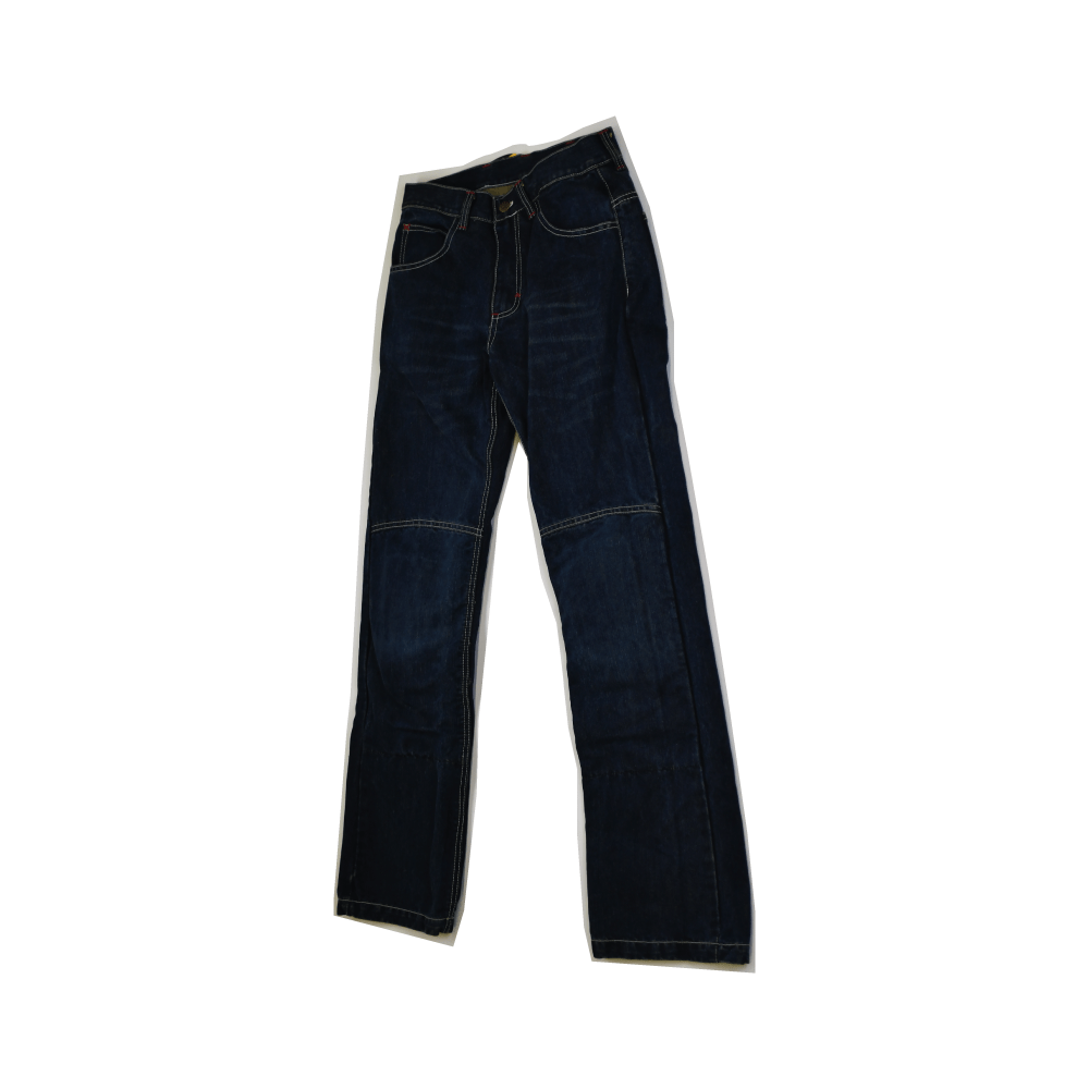 Schwarze Adlerkevlar -Jeans