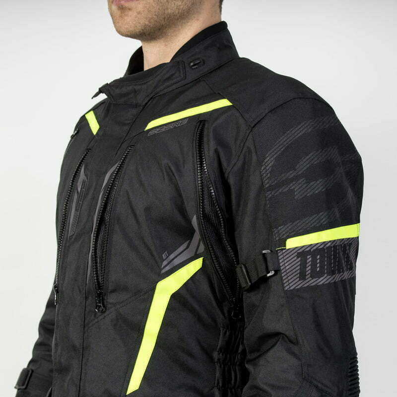 Ozone Textile MC-Jacket Tour III Schwarz /Grippe