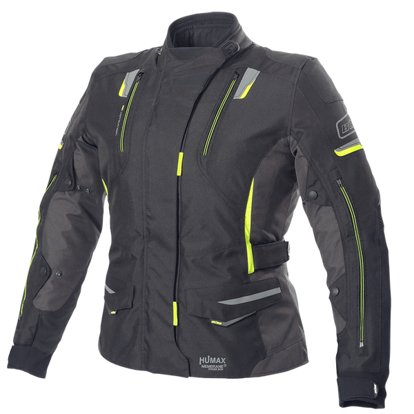 BÜSE Women's Textile Mc-Jacket Jana Black /Flu 