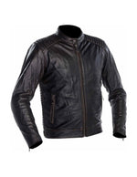 Richa Mc-Leder-Jacke Thruxton Brown