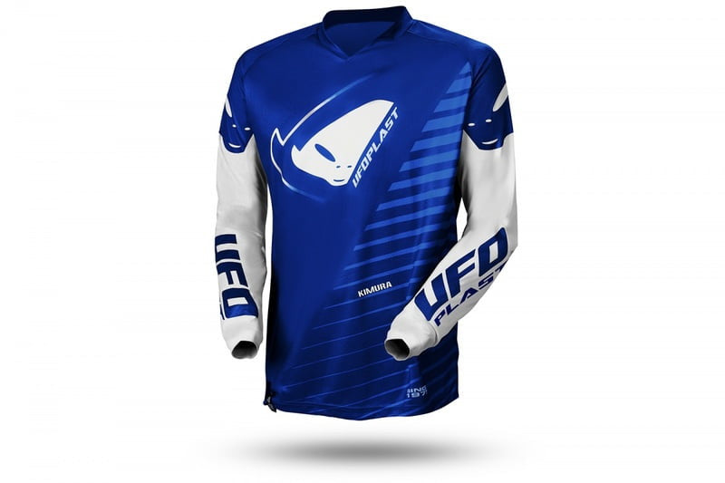 Ufo Barn Crosströja Kimura Jersey Blau / Weiß 