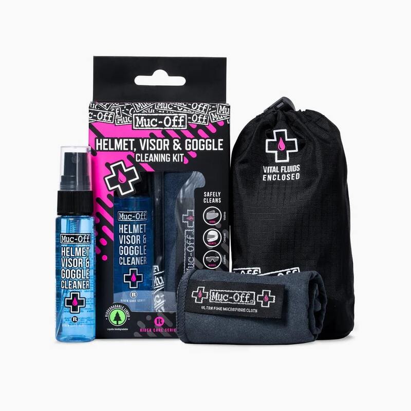 Muc-off helmet, songs & goggle cleaning kit v2