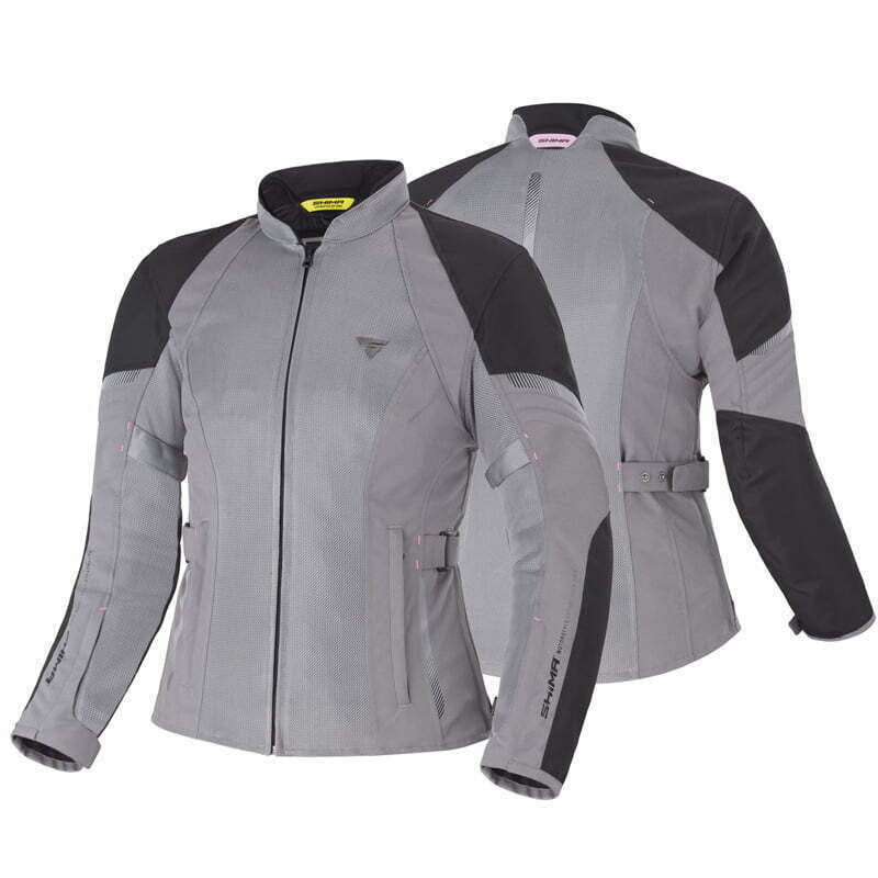 Shima Dam Textil Mc-Jacke Jet Grau 