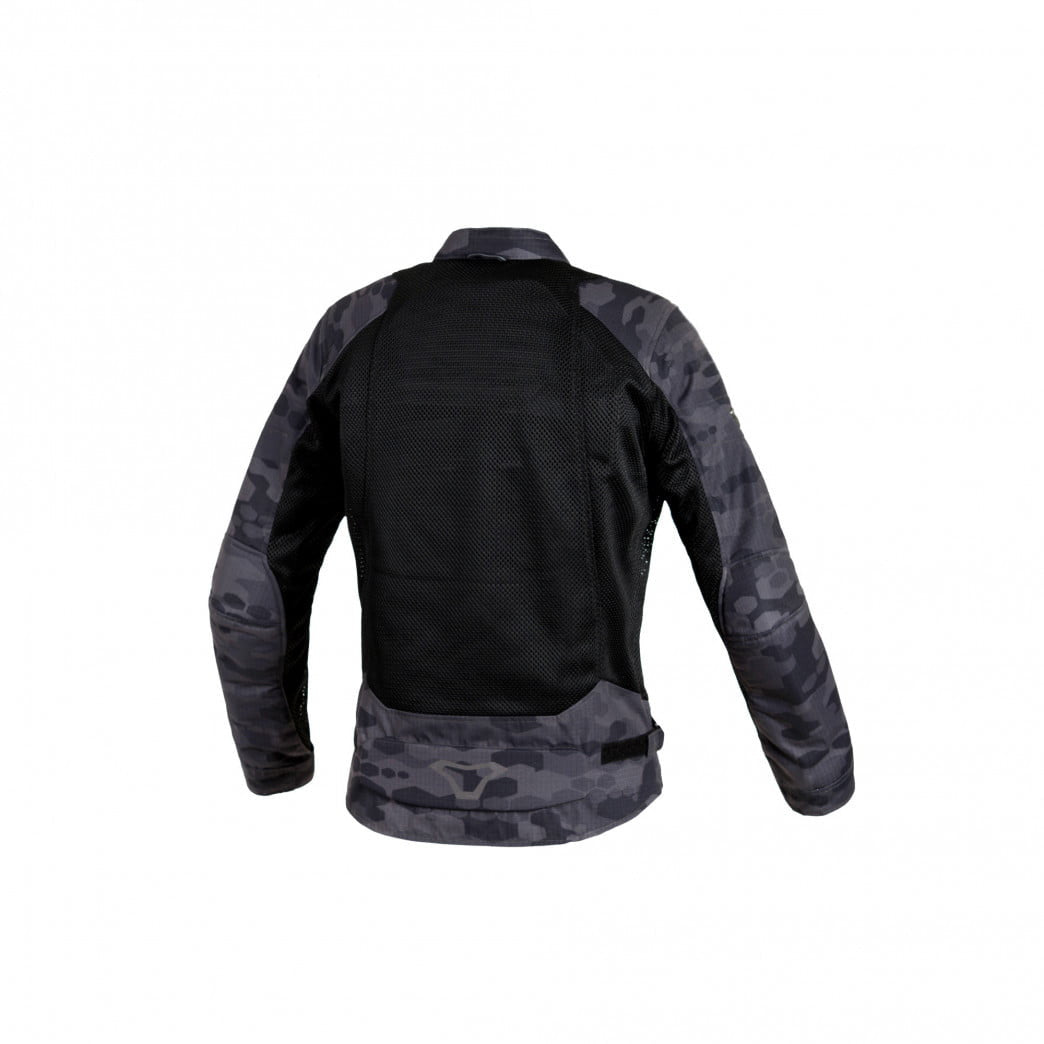 Macna Lady Textile MC Jacke Geschwindigkeit Schwarz /Camo