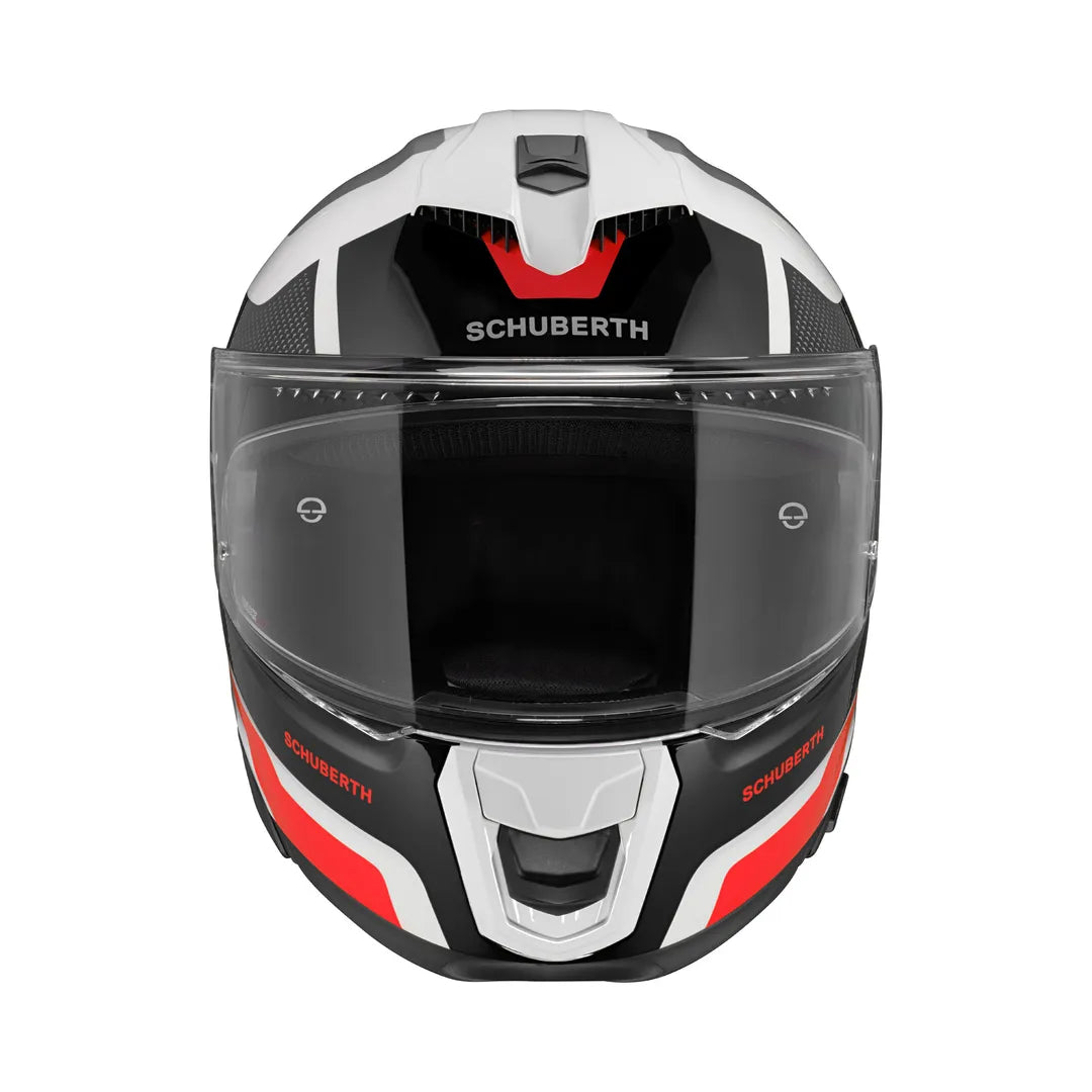 Schuberth Integral Helm S3 Daytona White /Rot