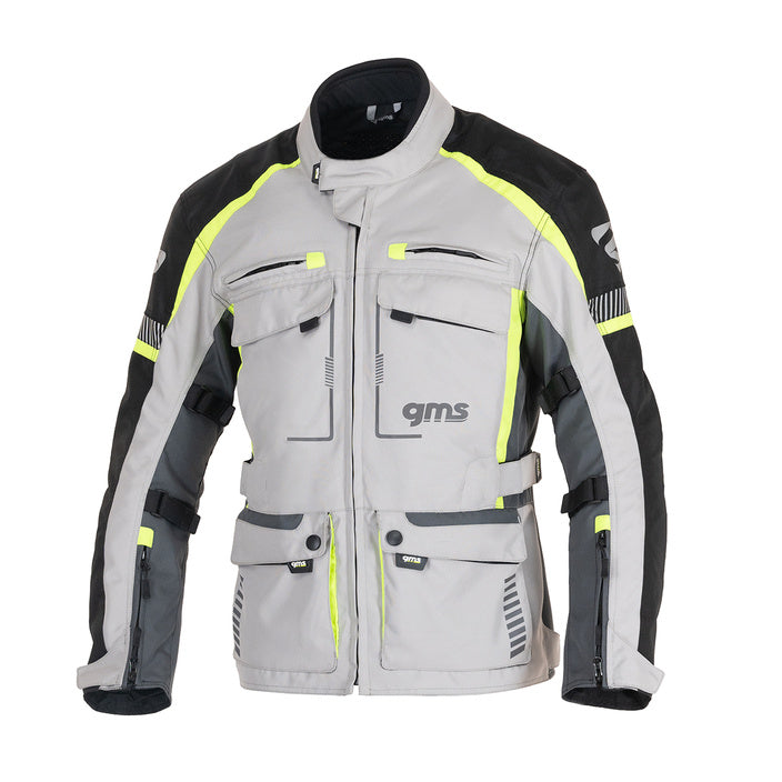 GMS Textile MC Jacke Everest Grau /Grippe