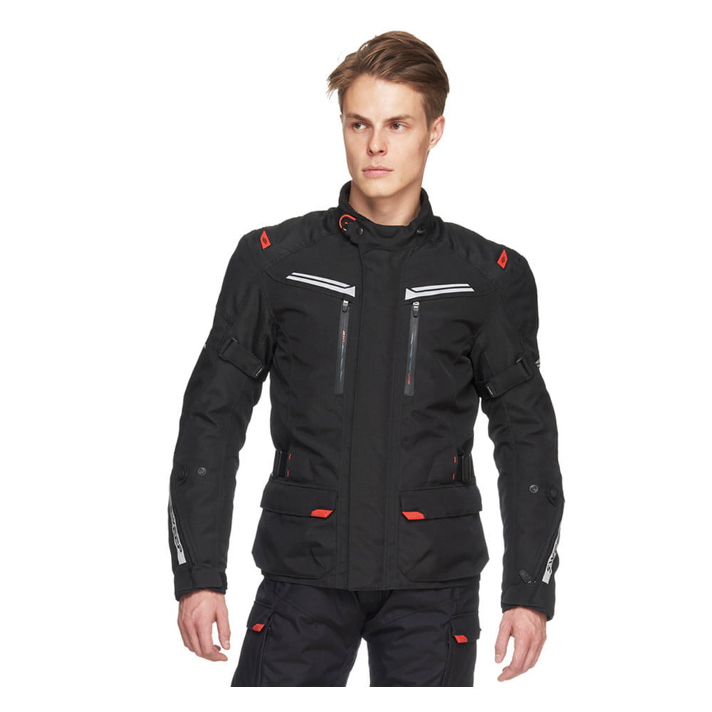 Sweep Textile MC Jacke Herausforderer Evo WP Black