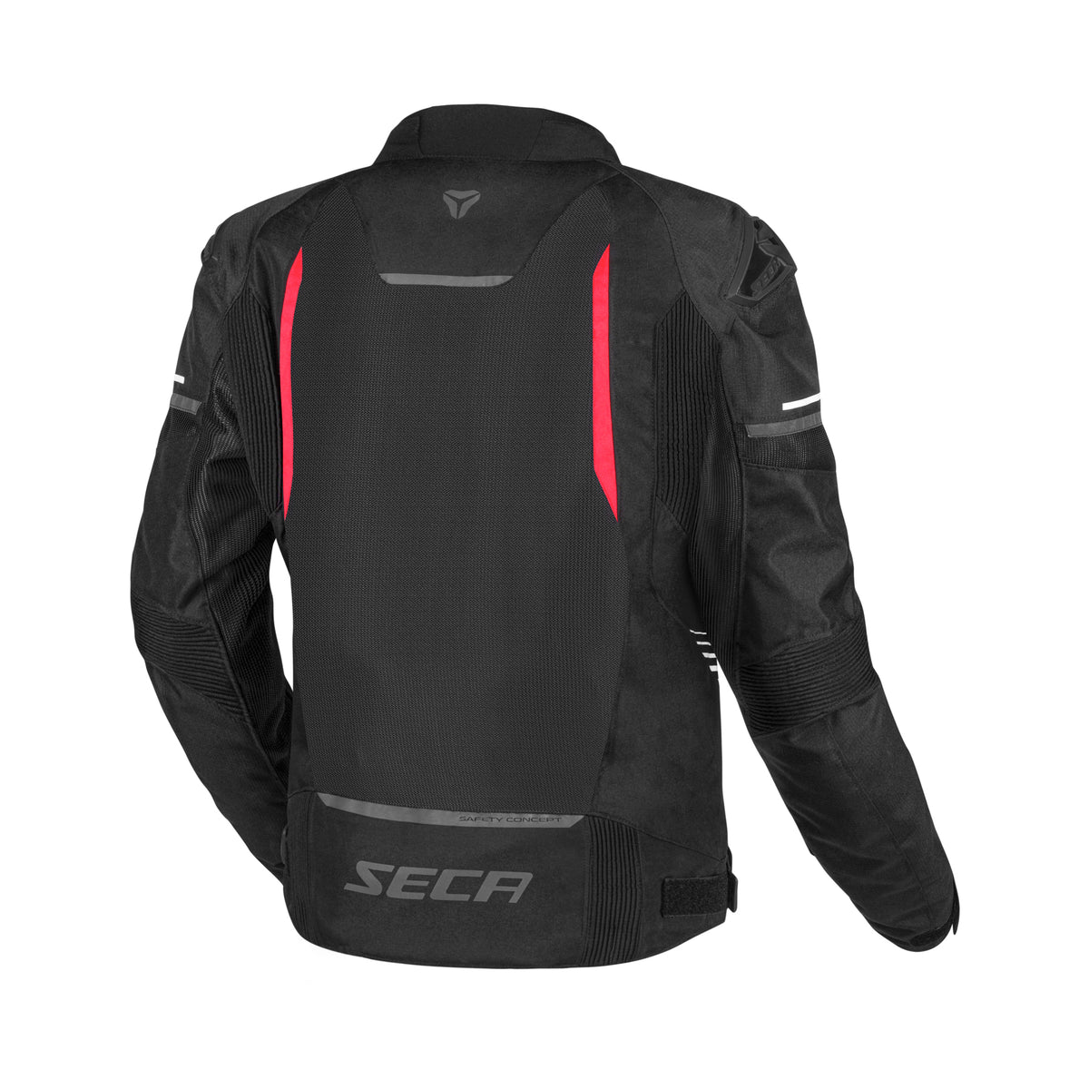 Seca Textile MC jacket Aero Pro Black /Red