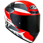 KYT Integral MC Helm TT-revo Gear E6 Schwarz /Rot