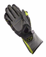 Rebelhorn Sport Motorrad-Handschuhe Rebel Schwarz /Flu 