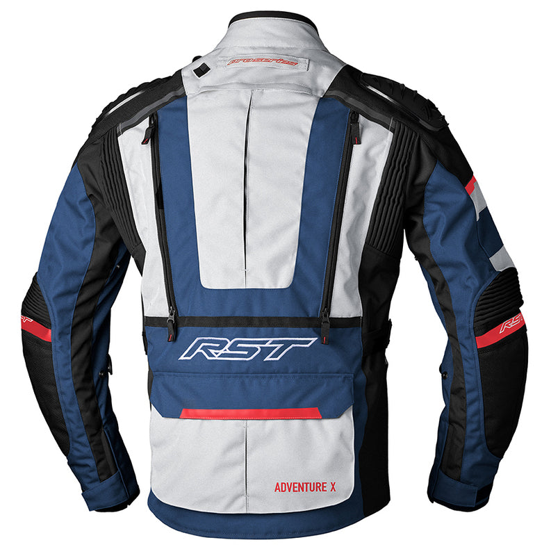 RST Textile MC-Jacket Adventure-X Grau /Rot /Blau