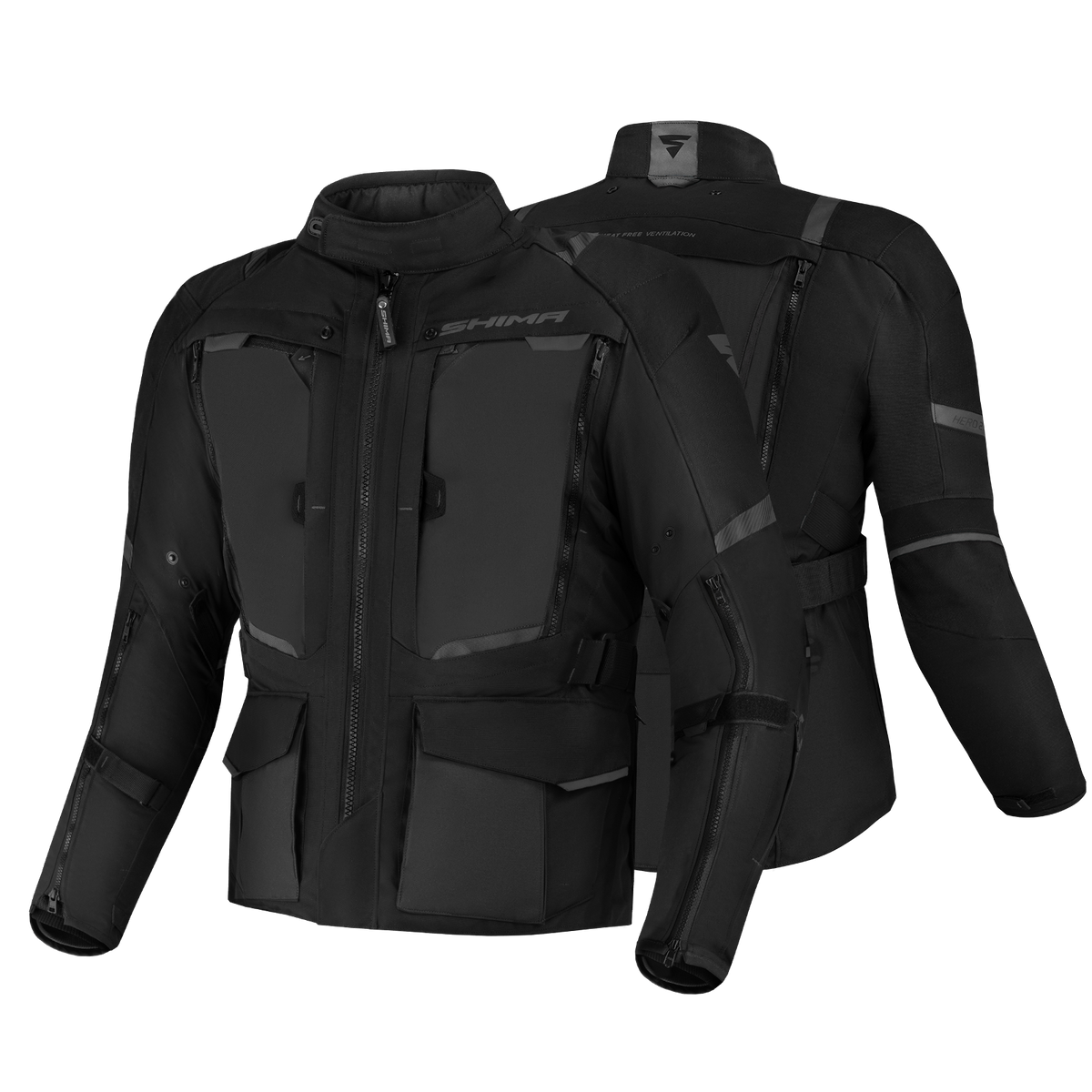 Shima Textile MC-Jacket Hero 2.0 Schwarz