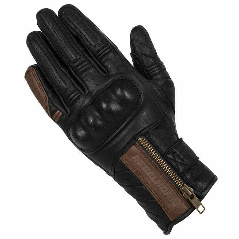 Rebelhorn Mc-Gloves Hunter Black /Braun