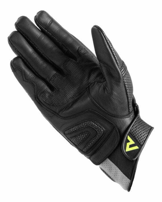 Rebelhorn MC Handschuhe Patrouille kurzes Schwarz /Grau